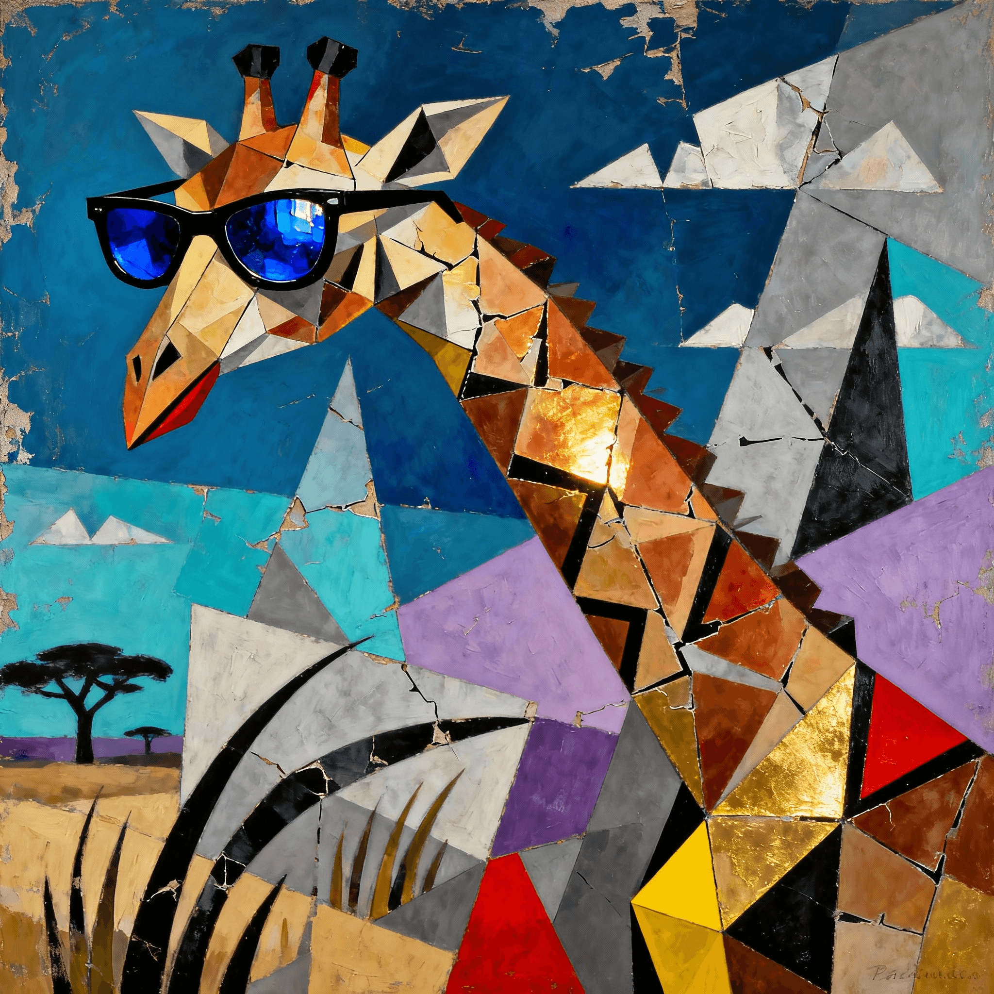 Monet style artwork example